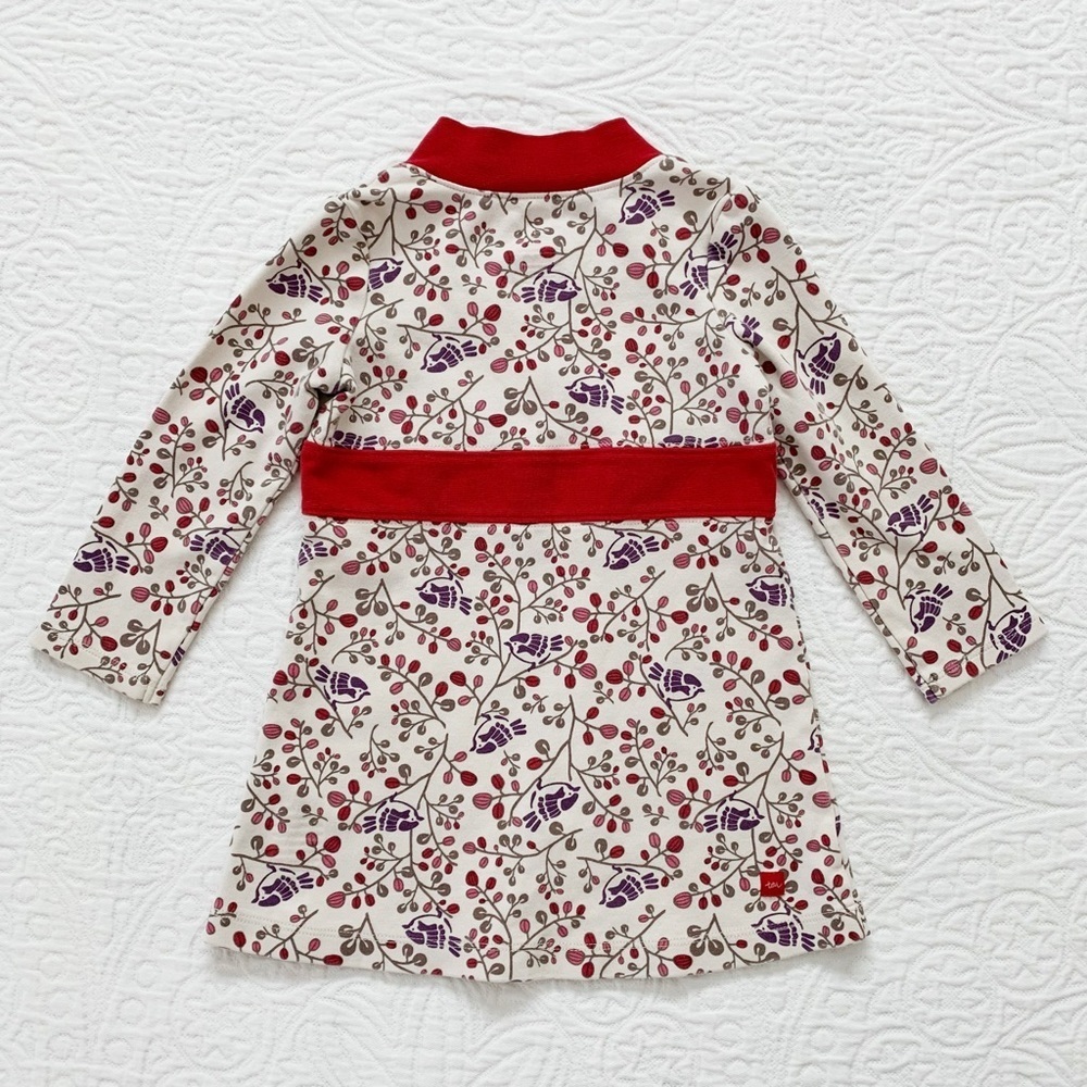 Tea Collection Wrap Neck Dress - Picture 2 of 4